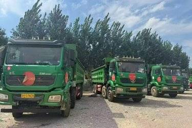 二手陕汽重卡 德龙新M3000 标准版 400马力 8X4 7.2米自卸车(国五) 前四后八 潍柴二手自卸车 黄牌
