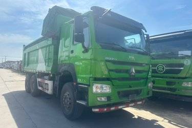 二手中国重汽 HOWO重卡 380马力 6X4 5.8米自卸车(国五) 后八轮 中国重汽二手自卸车 黄牌