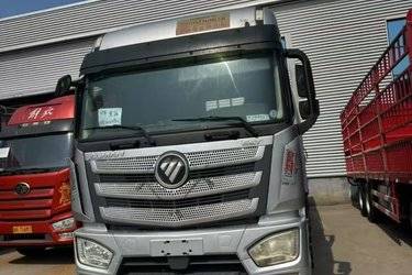 二手福田 欧曼EST 6系重卡 320马力 8X4 9.45米仓栅式载货车(国五) 前四后八 福田康明斯二手载货车 黄牌