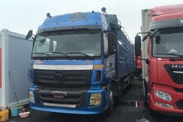 二手福田 欧曼ETX 6系重卡 360马力 8X4 9.53米仓栅式载货车(国五) 前四后八 康明斯二手载货车 黄牌