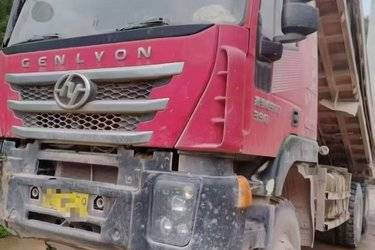 二手上汽红岩 杰狮重卡 390马力 6X4 6米自卸车(国五) 后八轮 上菲红二手自卸车 黄牌