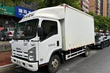 二手庆铃 五十铃KV100 98马力 4.17米单排厢式轻卡(国五) 单桥 庆铃五十铃二手载货车 蓝牌图片