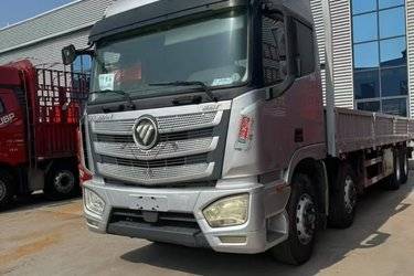 二手福田 欧曼EST 9系重卡 460马力 8X4 9.6米栏板载货车(国五) 前四后八 福田康明斯二手载货车 黄牌