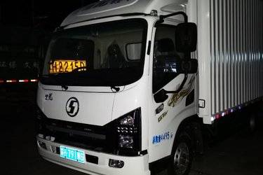 二手陕汽轻卡 德龙X1 115马力 4.18米单排厢式轻卡(国六) 单桥 全柴二手载货车 蓝牌图片
