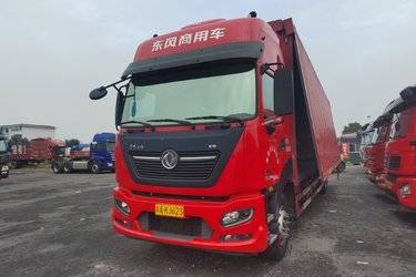 二手东风商用车 天锦KR PLUS 舒适版 290马力 4X2 9.8米厢式载货车(国六)(高顶双卧)(速比3.64)(国六) 单桥 东风康明斯二手载货车 黄牌