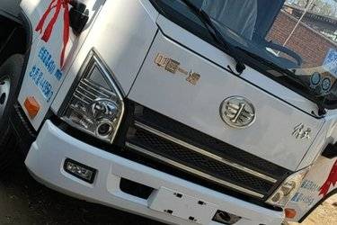 二手一汽解放 J6L中卡 180马力 4X2 6.8米栏板载货车(国五) 单桥 潍柴二手载货车 黄牌图片