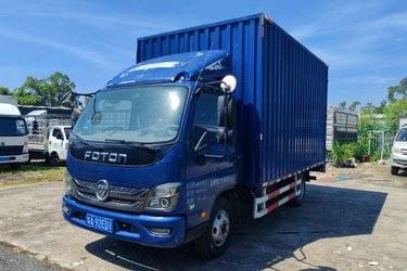 二手福田时代 M3 115马力 4.165米单排厢式轻卡(国五) 单桥 全柴二手载货车 蓝牌
