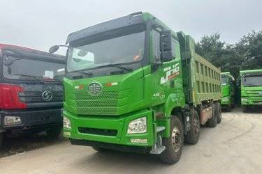二手青岛解放 JH6重卡 430马力 8X4 6.5米自卸车(国五) 前四后八 潍柴二手自卸车 黄牌