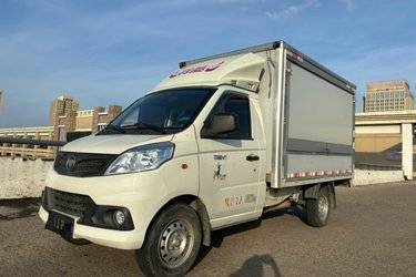 二手福田 祥菱V1 1.6L 122马力 汽油 2.8米单排翼开启厢式微卡(国六) 单桥 北汽福田二手载货车 蓝牌图片