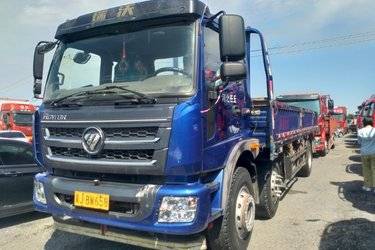 二手福田 瑞沃Q5 220马力 6X2 7.8米栏板载货车(国五) 前四后四 玉柴二手载货车 黄牌