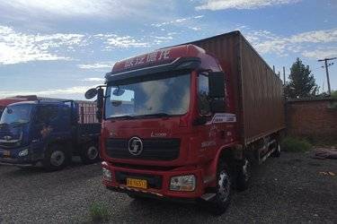 二手陕汽重卡 德龙L3000 300马力 6X2 9.5米厢式载货车(高顶)(国五) 前四后四 玉柴二手载货车 黄牌