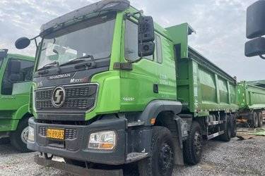 二手陕汽重卡 德龙M3000S 公路标准版 460马力 8X4 7.6米自卸车(国六) 前四后八 潍柴二手自卸车 黄牌