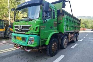二手上汽红岩 杰豹C6 复合版 350马力 8X4 6.5米自卸车(国六) 前四后八 上菲红二手自卸车 黄牌