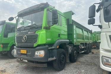 二手陕汽重卡 德龙M3000S 公路标准版 460马力 8X4 7.6米自卸车(国六) 前四后八 潍柴二手自卸车 黄牌