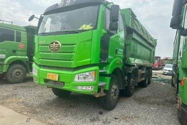二手一汽解放 新J6P重卡 舒适版 460马力 8X4 6.5米自卸车(国六) 前四后八 锡柴二手自卸车 黄牌