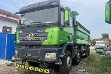 二手陕汽重卡 德龙X3000 430马力 8X4 6.5米自卸车(国六) 前四后八 潍柴二手自卸车 黄牌