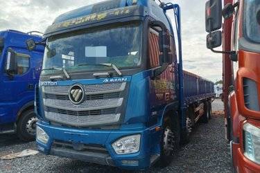 二手福田 欧曼新ETX 6系重卡 360马力 8X4 9.6米栏板载货车(440后桥)(国五) 前四后八 福田康明斯二手载货车 黄牌