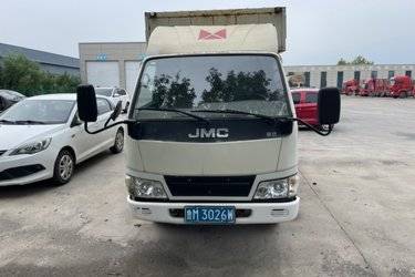 二手江铃 顺达宽体 普通款 109马力 3.6米排半厢式轻卡(国四) 单桥 江铃二手载货车 蓝牌