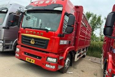 二手中国重汽 汕德卡SITRAK G5S 豪华版 330马力 4X2 6.8米仓栅式载货车(国六) 单桥 曼二手载货车 黄牌