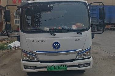 二手福田 智蓝iBlue 2.5T 4.5米纯电动厢式运输车50.59kWh  二手电动卡车电动封闭厢货