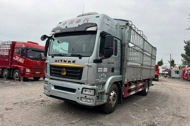 二手中国重汽 汕德卡SITRAK G5S 豪华版 330马力 4X2 6.8米仓栅式载货车(国六) 单桥 曼二手载货车 黄牌