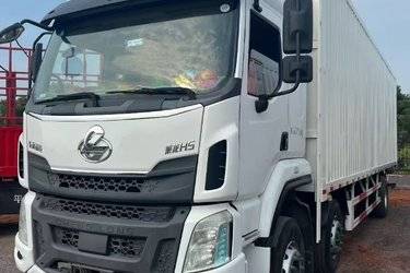 二手东风柳汽 乘龙H5中卡重卡 270马力 6X2 9.6米厢式载货车(国五) 前四后四 昆山三一动力二手载货车 黄牌