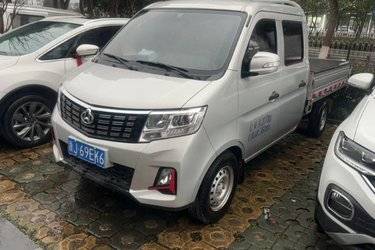 二手长安跨越 新豹T3 PLUS 旗舰版 1.6L 汽油 122马力 2.52米双排栏板微卡(国六) 单桥 东安二手载货车 蓝牌
