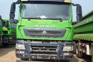 二手中国重汽HOWO TX 400马力 8X4 6.8米自卸车(国五) 前四后八 曼二手自卸车 黄牌