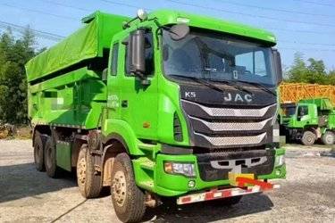 二手江淮 格尔发K5W重卡 标载版 350马力 8X4 5.6米自卸车(国五) 前四后八 潍柴二手自卸车 黄牌