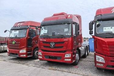 二手福田 欧曼GTL 基本型 490马力 6X4 牵引车(国六) 双驱 福田康明斯二手牵引车 黄牌