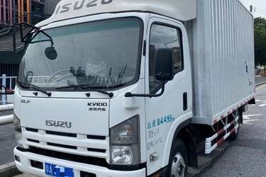 二手庆铃 五十铃KV100 120马力 4.13米单排厢式轻卡(国六)(气刹)(国六) 单桥 庆铃五十铃二手载货车 蓝牌