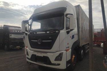 二手东风商用车 天龙KL 舒适版 300马力 6X2 9.6米厢式载货车(国六) 前四后四 雷诺二手载货车 黄牌