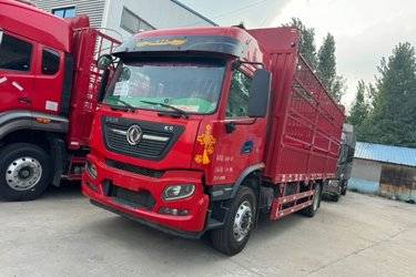 二手东风商用车 天锦KR 精英版 260马力 6X2 6.8米仓栅式载货车(国六) 前四后四 康明斯二手载货车 黄牌