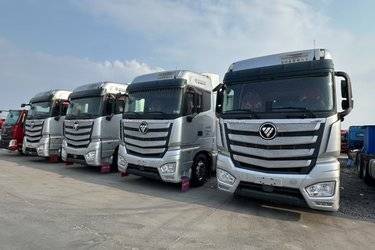 二手福田 欧曼EST 6系重卡 基本版 580马力 6X4 AMT自动挡牵引车(国六) 双驱 福田康明斯二手牵引车 黄牌