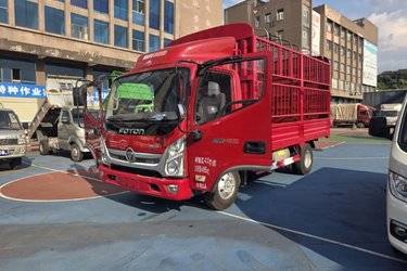 二手福田 奥铃捷运 156马力 4.23米单排仓栅式轻卡(国五) 单桥 云内动力二手载货车 黄牌