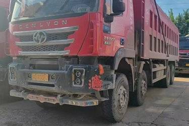 二手上汽红岩 杰狮C500重卡 重载版 520马力 8X4 8.3米自卸车(国五) 前四后八 上菲红二手自卸车 黄牌