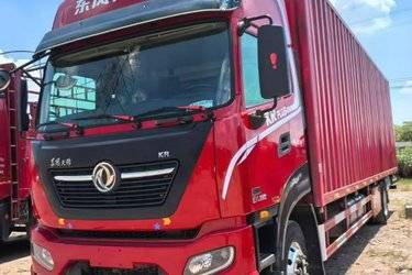 二手东风商用车 天锦KR PLUS 舒适版 290马力 4X2 9.8米厢式载货车(国六)(高顶双卧)(速比3.64)(国六) 单桥 东风康明斯二手载货车 黄牌