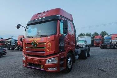 二手一汽解放 J6P 经典版 510马力 6X4 LNG牵引车(带液缓)(国六) 双驱 锡柴二手牵引车 黄牌图片
