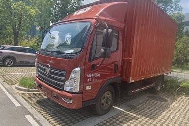 二手福田 奥铃CTX 143马力 4.165米单排厢式轻卡(断气刹)(国五) 单桥 云内动力二手载货车 蓝牌图片