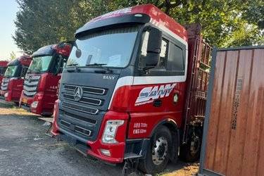 二手三一集团 银松版 480马力 8X4 9.5米仓栅式载货车(国六) 前四后八 康明斯二手载货车 黄牌图片