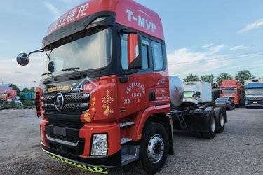 二手陕汽重卡 德龙X3000 460马力 6X4 LNG牵引车(国六) 双驱 潍柴二手牵引车 黄牌图片
