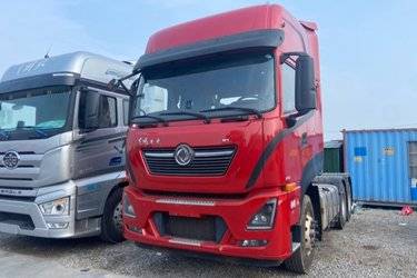 二手东风商用车 天龙KL 560马力 6X4牵引车(超速挡)(国五) 双驱 东风康明斯二手牵引车 黄牌图片