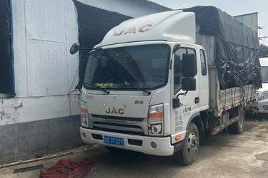 二手江淮 帅铃Q6 152马力 3.85米排半仓栅式轻卡(国五) 单桥 江淮锐捷特二手载货车 蓝牌