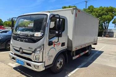 二手福田 金奥铃 158马力 4.14米单排厢式轻卡(国六) 单桥 北汽福田二手载货车 蓝牌
