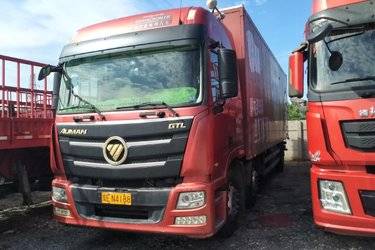 二手福田 欧曼GTL 6系重卡 280马力 6X2 9.6米厢式载货车(国五) 前四后四 康明斯二手载货车 黄牌