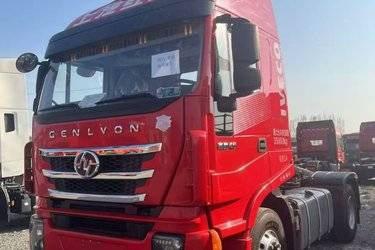 二手上汽红岩 杰狮C6重卡 320马力 4X2牵引车(HY300S后桥)(国六) 单桥 上菲红二手牵引车 黄牌