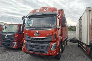 二手东风柳汽 乘龙H5 245马力 6X2 9.7米厢式载货车(国六) 前四后四 玉柴二手载货车 黄牌