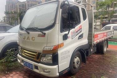 二手江淮 骏铃金元宝 1.8L 130马力 汽油 3.37米排半栏板轻卡(国六) 单桥 安徽康明斯二手载货车 蓝牌