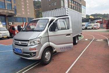 二手长安 跨越王X5 舒适版 1.6L CNG 105马力 3.035米双排厢式小卡(国六) 单桥 东安二手载货车 蓝牌图片