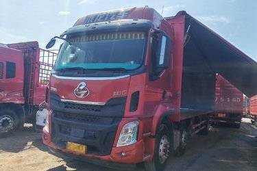 二手东风柳汽 乘龙H5中卡 240马力 4X2 9.6米厢式载货车(9T后桥)(国五) 单桥 玉柴二手载货车 黄牌